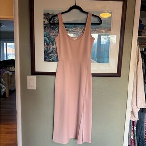 Leith Blush Pink Midi Dress